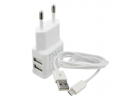 Passion4 1020 One USB Wall Charger 5V 1A EU Pin With Lighting Iphone,White